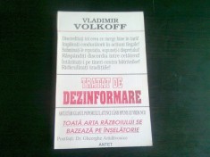 TRATAT DE DEZINFORMARE DE VLADIMIR VOLKOFF foto