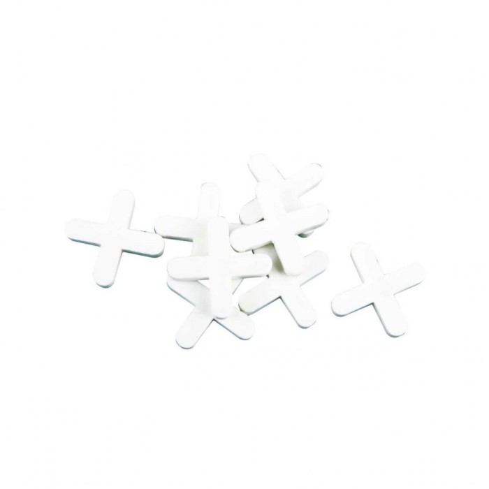 Distanțiere tip cruce pentru faianță, 6 mm, 75 bucăți Vorel 04660