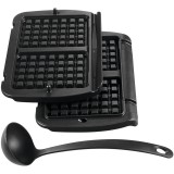 Accesoriu pentru gofre Tefal XA724810, placi antiaderente, lavabil in masina de spalat vase, compatibil cu OptiGrill+ GC712xxx, GC714xxx, GC716xxx si