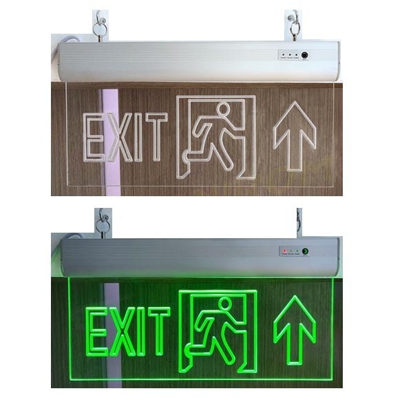 Indicator LED Exit Sageata Sus cu Acumulator Klass 3124 3W MNR2954