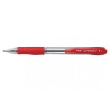 Pix cu bila Super Grip Pilot 0.7 mm varf mediu Pix cu bila Pilot Super Grip 0.7 mm rosu