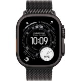 Apple Watch Ultra 3, GPS + Cellular, Carcasa Black Titanium 49mm, Black Titanium Milanese Loop - Medium