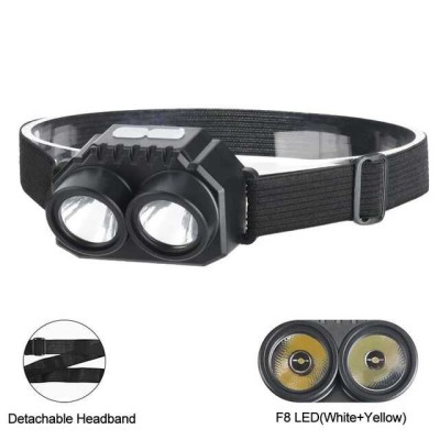 Lanterna Frontala Acumulator Si Incarcare USB foto