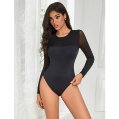 Eross body Double Layer L Black