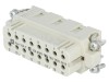 Conector HDC Mama HARTING 16 pini 16A, Seria Han A, 0.25kV, Policarbonat, UL94V-0