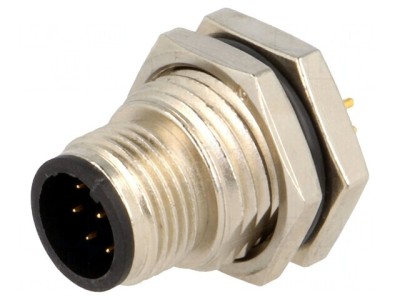 Soclu M12 8 PIN tată IP68 30V foto