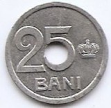 Romania 25 Bani 1921 - Ferdinand I, Aluminiu, 19 mm KM-44 (4)