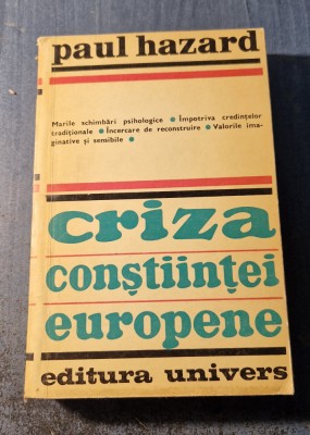 Criza constiintei europene Paul Hazard foto