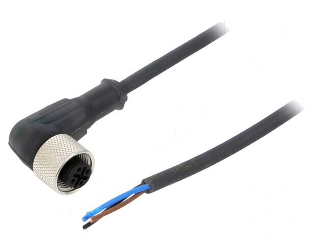 Cablu de Conectare M12 PIN 3 &icirc;n Unghi 5m 4A -25&divide;70&deg;C