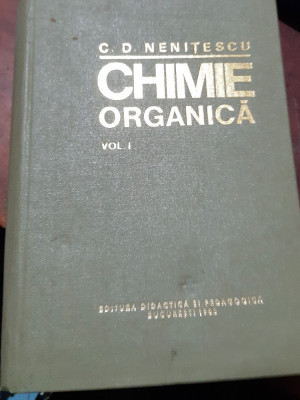 CHIMIE ORGANICA NENITESCU (2 volume) foto