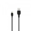 Cablu Date si Incarcare USB-A - Lightning XO Design NB103, 18W, 1m, Negru, Apple
