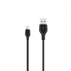 Cablu Date si Incarcare USB-A - Lightning XO Design NB103, 18W, 1m, Negru