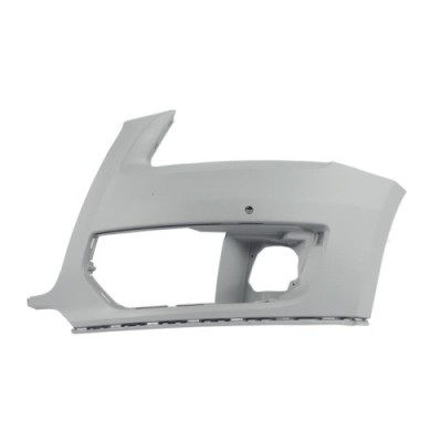Colt bara de protectie Audi Q5 (8r), 09.2008-06.2012, Fata, partea Stanga, cu gauri pentru Senzori de parcare (PDC); grunduit, Aftermarket foto