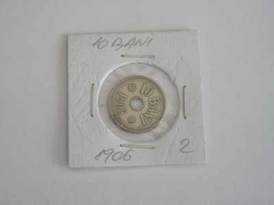 C10 9 - Moneda foarte veche - Romania - 10 banI - 1906 foto