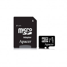 Card APACER microSDHC 32GB Clasa 10 UHS-I U1 cu adaptor SD foto