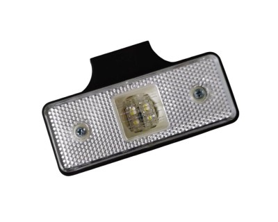 Lampa LED pentru gabarit cu suport 12v-24v, ALB 6000K foto