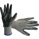 Manusi de protectie, poliester si nitril , mansete elastice, marime 10 (XL), certificare EN 420 / EN 388, DSH, 210426