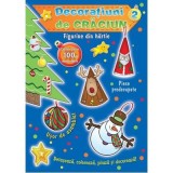 Decoratiuni de Craciun. Figurine din hartie 2 Albastru