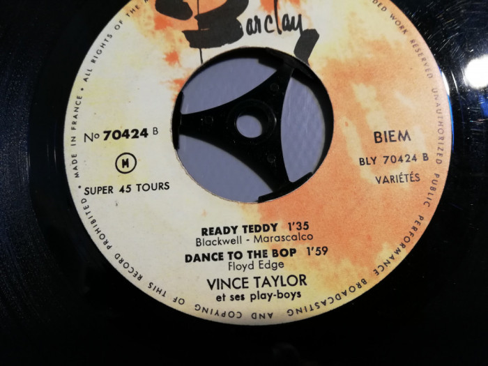 Vince Taylor &ndash; There&rsquo;s Lot Of Twisti&hellip;(1974/Barclay/RFG) - Vinil Single pe &#039;7/