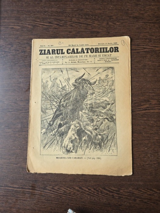 Ziarul Călătoriilor si al intamplarilor de pe mare si uscat - nr. 568/1908
