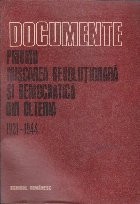Documente Privind Miscarea Revolutionara si Democratica din Oltenia (1921-1944) foto