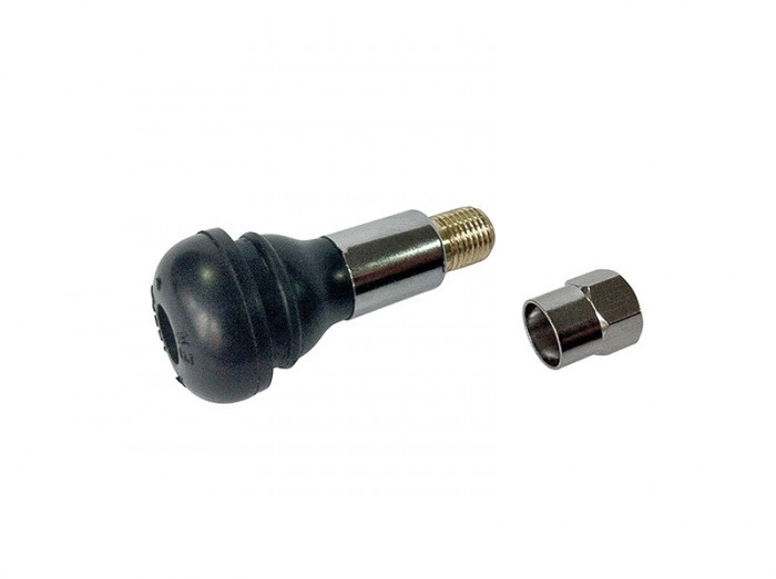 Valva tubeles auto cromata pentru jante 13 , 14, 15 Inch AutoDrive ProParts