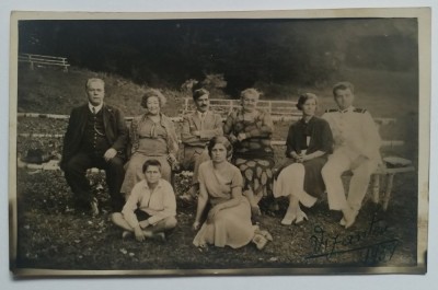 Vizantea, &amp;Icirc;n drum spre cură, La cură, fotografii august 1934 foto