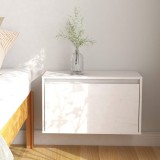 vidaXL Dulap de perete, alb, 60x30x35 cm, lemn masiv de pin