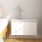 vidaXL Dulap de perete, alb, 60x30x35 cm, lemn masiv de pin 813447