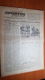 sportul popular 19 mai 1953-divizia A fotbal,sportul in regiunea hunedoara,oina