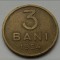 Monedă 3 bani 1954