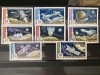 PC334 - Ungaria 1969 Cosmos/ Explorarea Spatiului, serie MNH, 8v, Nestampilat