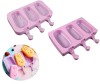Forma Silicon Inghetata 3 Cavitati + 50 Bete - Iepurasi, Ovale, Peppa, Bunny, Winnie - Reutilizabila, Rezistenta la Temperaturi Inalte