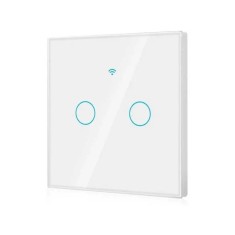 Comutator, intrerupator WIFI lumina, tactil, alb