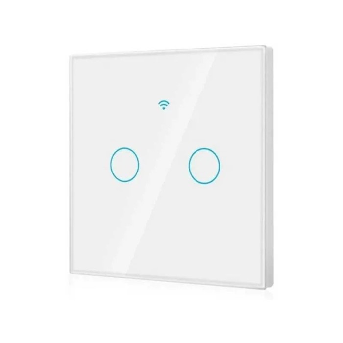 Comutator, intrerupator WIFI lumina, tactil, alb