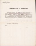 HST A743 Dechiarațiune subscriere acțiuni Institutul de credit Albina Sibiu 1871