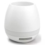 Cumpara ieftin Boxa bluetooth, ghiveci muzical cu lumina de veghe, 5W - Alb