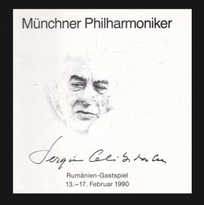 Munchner Philharmoniker Rumanien-Gastspiel 13-17 febr. 1990 foto