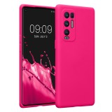 Husa Kwmobile pentru OPPO Find X3 Neo, Silicon, Roz, 57662.77, Carcasa