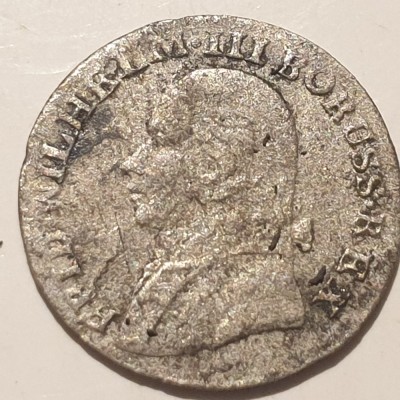 Germania Prusia 3 groschen 1805 argint William lll foto