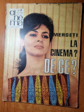 Revista cinema februarie 1968-art film columna,barbara steele