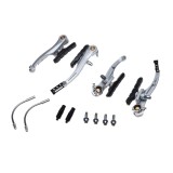 Set frana v-brake argintiu, fata-spate biciclete Cod:AWR0251