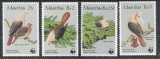 MAURITIUS 1985 WWF PORUMBEI, Nestampilat