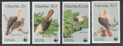 MAURITIUS 1985 WWF PORUMBEI foto