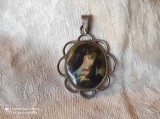 MEDALION FECIOARA MARIA manopera EXCEPTIONALA delicat VECHI finut UNIC splendid