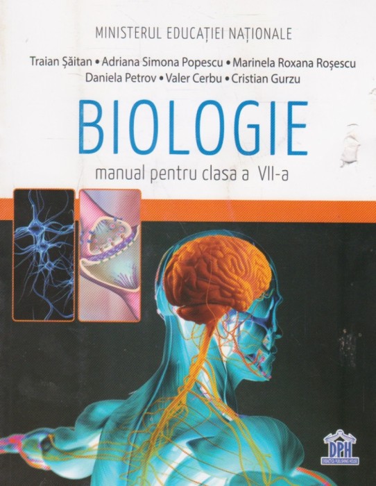 Traian Saitan, Adriana Simona Popescu - Biologie - manual pentru clasa a VII-a