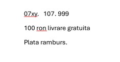 Cartela numar usor foto