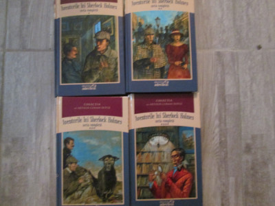 SIR ARTHUR CONAN DOYLE -AVENTURILE LUI SHERLOCK HOLME 4 volume foto