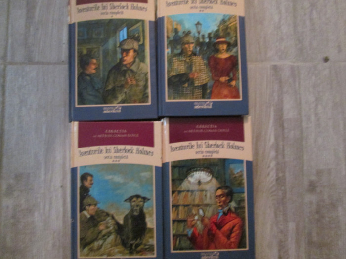 SIR ARTHUR CONAN DOYLE -AVENTURILE LUI SHERLOCK HOLME 4 volume