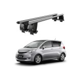 Bare transversale portbagaj auto aluminiu compatibile plafon neted Subaru Trezia 2011-> argintii sau negre Cod: CB200101 Kit-108